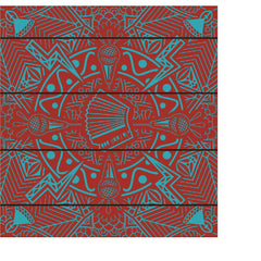 Young Basotho Designers - Manoti A Koriana | Scarlet/Peacock