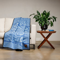 Woollen Basotho - Marona | Cobalt/Light Powder/Royal