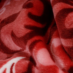 Mink Blanket - Silk Road | Garnet/Rose Pink