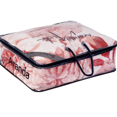 Mink Blanket - Grace | Coral Pink/Lt Pink