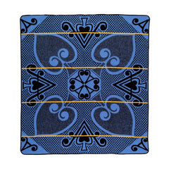 Woollen Basotho - Sefate - Ace | Black/Cobalt/Gold