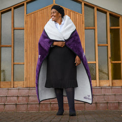 Church Blankets - St Anne | Grape/Natural