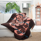 Woollen Basotho - Victoria England - Crest | Brown/Salmon/Peacock