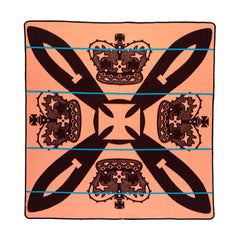 Woollen Basotho - Victoria England - Crown | Brown/Salmon/Peacock