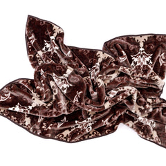 Mink Blanket - Silk Road | Steel/Silver