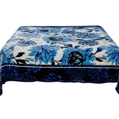 Mink Blanket - Grace | Navy/Saxe