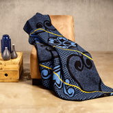 Woollen Basotho - Sefate - Ace | Black/Cobalt/Gold