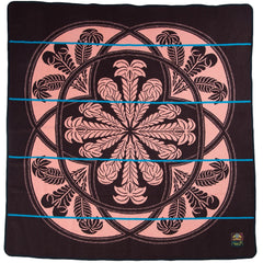 Woollen Basotho - Victoria England - Crest | Brown/Salmon/Peacock