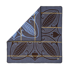 Mini Khotso Acrylic | Ntjhe Poone | Brown/Cobalt/Gold.