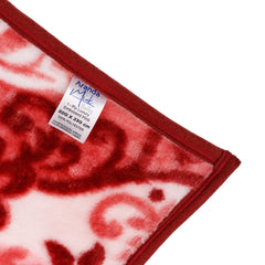 Mink Blanket - Silk Road | Garnet/Rose Pink
