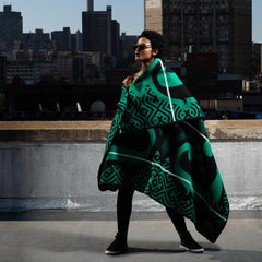 Young Basotho Designers - Majabajaba | Black/Emerald/Natural