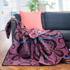 Woollen Basotho - Seanamarena - Chromatic | Brown/Pink/Peacock
