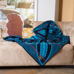Mini Khotso Acrylic | Mojalefa | Black/Peacock/Scarlet