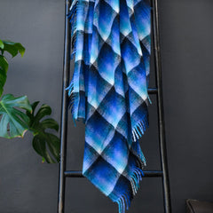 Piccolo Shawls - Botswana Blue / Royal Turquoise