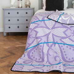 Woollen Basotho - Seanamarena - Chromatic | Lilac/Natural/Turquoise