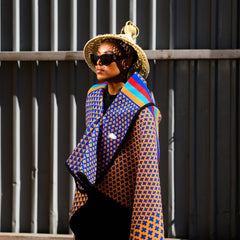 Young Basotho Designers - Kobo Ea Poloko | Royal/Yolk/Scarlet