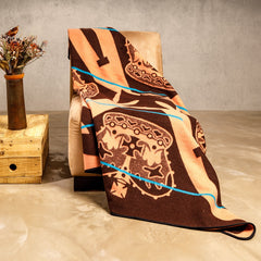 Woollen Basotho - Victoria England - Crown | Brown/Salmon/Peacock