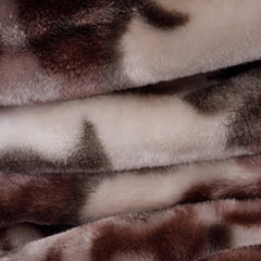 Mink Blanket - Silk Road | Steel/Silver