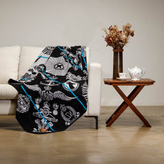 Woollen Basotho - Victoria England - Badges of the Brave | Black/Silver/Peacock