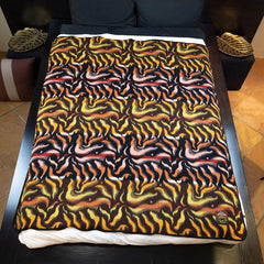 Woollen Basotho - Victoria England - Flame | Brown/Blk/Yolk/Gold