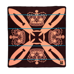 Woollen Basotho - Victoria England - Crown | Brown/Salmon/Peacock
