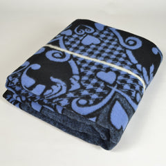Woollen Basotho - Motlatsi - Khosana | Black/Cobalt/Natural