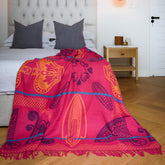 Basotho Throw | Cerise/Grape