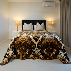 Mink Blanket - Silk Road | Cocoa/Caramel