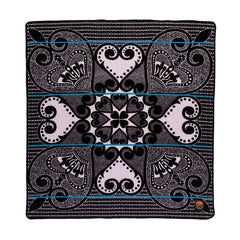 Woollen Basotho - Victoria England - Pelo Ea Morena | Black/Silver/Peacock