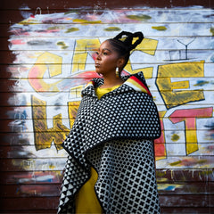 Young Basotho Designers - Kobo Ea Poloko | Black/Natural/Scarlet