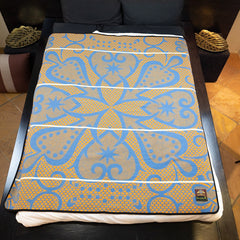 Woollen Basotho - Seanamarena - Chromatic | Cobalt/Yolk/Natural