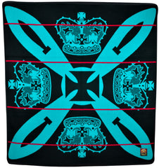 Woollen Basotho - Victoria England - Crown | Black/Peacock/Scarlet