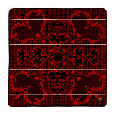 Woollen Basotho - Motlatsi - Khosana | Black/Scarlet/Natural