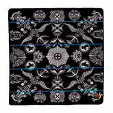 Woollen Basotho - Victoria England - Badges of the Brave | Black/Silver/Peacock