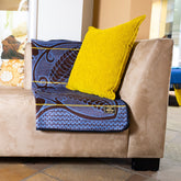 Mini Khotso Acrylic | Ntjhe Poone | Brown/Cobalt/Gold.