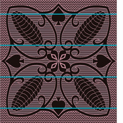 Khotso - Ntjhe Poone | Brown/Pink/Peacock