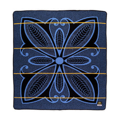 Woollen Basotho - Sefate - Poone | Black/Cobalt/Gold