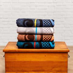 Woollen Basotho - Sefate - Ace | Black/Peacock/Scarlet