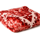 Mink Blanket - Silk Road | Garnet/Rose Pink