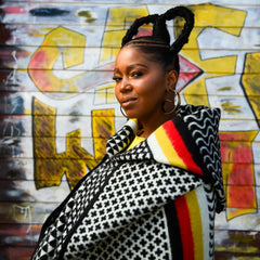Young Basotho Designers - Kobo Ea Poloko | Black/Natural/Scarlet
