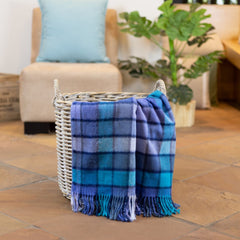 Brites Shawls - Cardiff | Navy/Blue Velvet