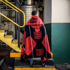 Young Basotho Designers - Ngoale | Black/Scarlet/Natural