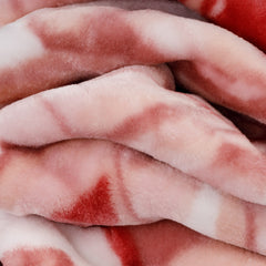 Mink Blanket - Grace | Coral Pink/Lt Pink