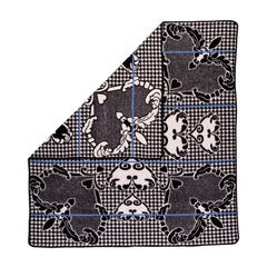 Woollen Basotho - Motlatsi - Khosana | Black/Natural/Cobalt