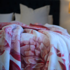 Mink Blanket - Grace | Coral Pink/Lt Pink
