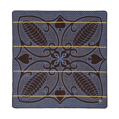 Mini Khotso Acrylic | Ntjhe Poone | Brown/Cobalt/Gold.