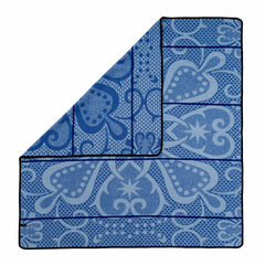 Woollen Basotho - Seanamarena - Chromatic | Cobalt/Light Powder/Royal