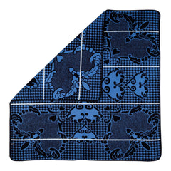Woollen Basotho - Motlatsi - Khosana | Black/Cobalt/Natural