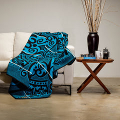 Woollen Basotho - Marona | Black/Peacock/Natural