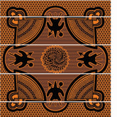 Woollen Basotho - Kharetsa - Aloe | Black/Yolk/Natural